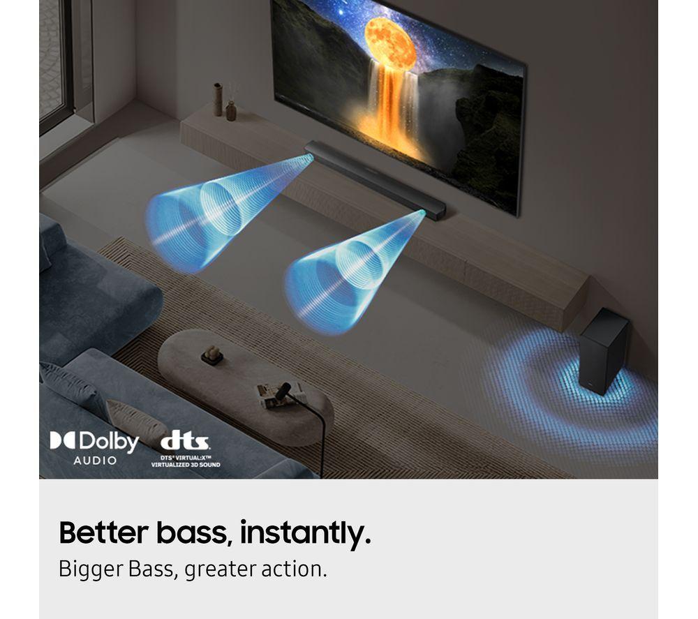 SAMSUNG HW-B450F/XU 2.1 Wireless Sound Bar with DTS Virtual:X