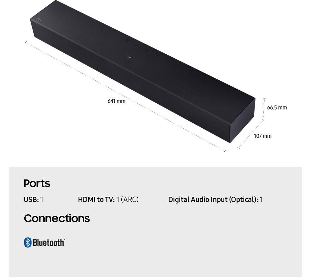 SAMSUNG HW-B400F/XU 2.0 All-in-One Sound Bar