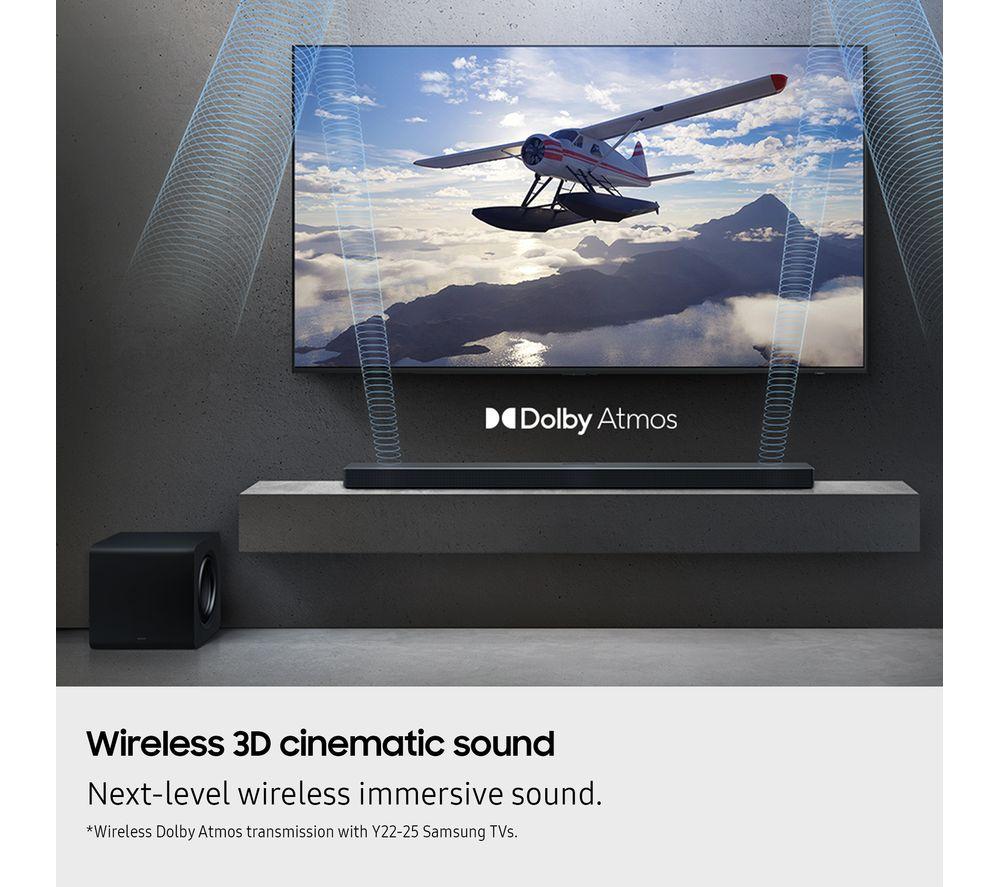 SAMSUNG HW-QS700F/XU Barra de sonido inalámbrica 3.1.2 con Dolby Atmos y DTS Virtual:X