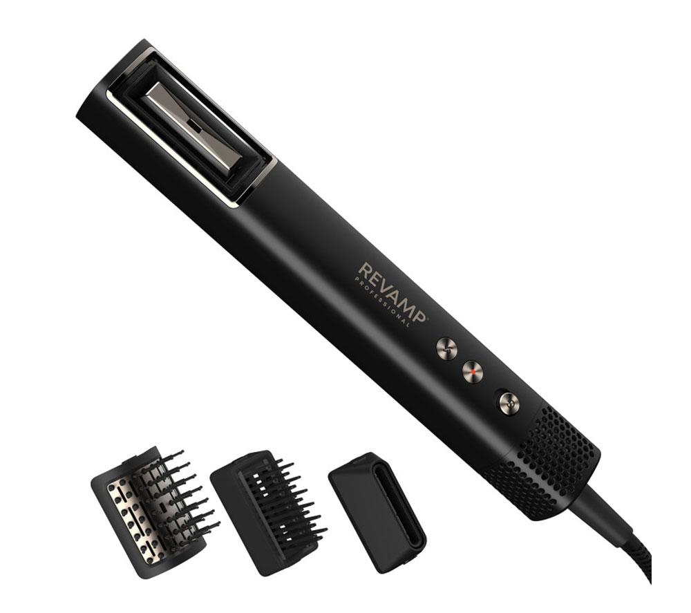 REVAMP HydroShine Air Compact 3-in-1 Pro Styler – Schwarz