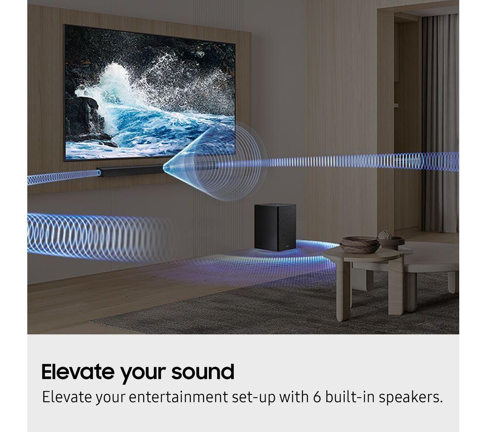 SAMSUNG HW-B750F/ XU Barra de sonido inalámbrica 5.1 con DTS Virtual:X