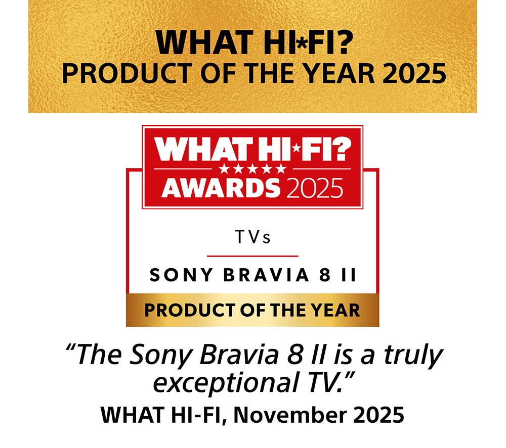 SONY BRAVIA 8 II 65" QD-OLED 4K HDR AI Smart TV - K65XR8M25B