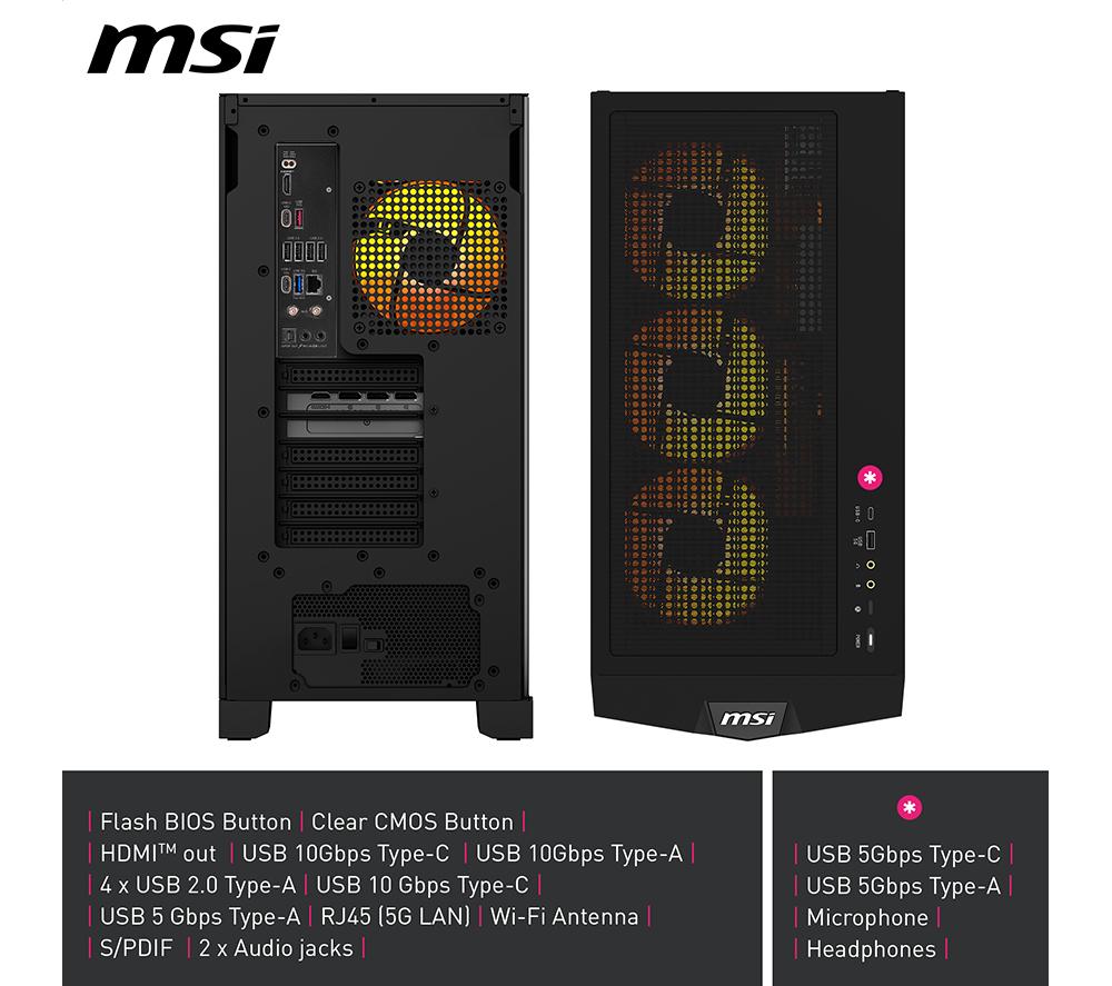 MSI MPG Infinite Z3 AI Gaming PC - AMD Ryzen 9, RTX 5080, 2 TB SSD