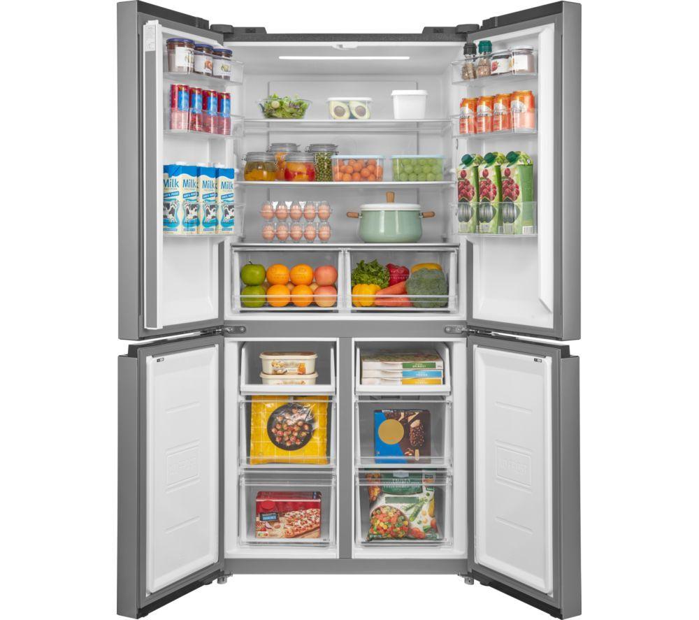 LOGIK L4D83X25 Frigorífico Combi - Inox
