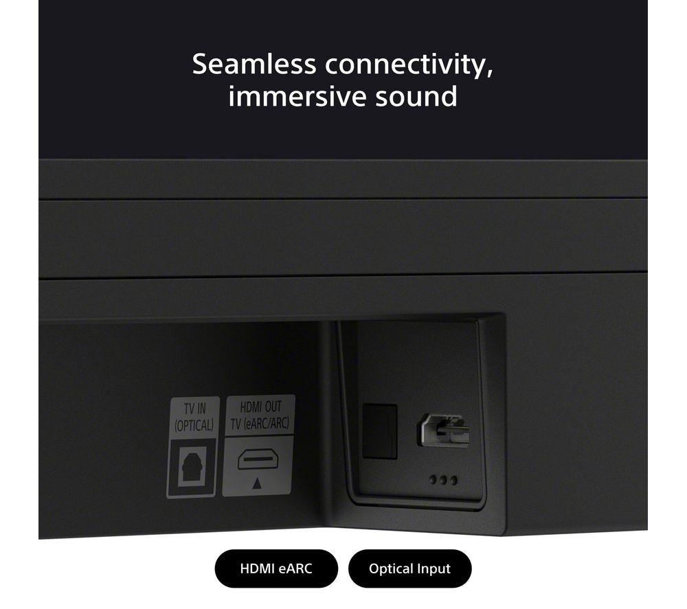 Barra de sonido inalámbrica SONY BRAVIA Theatre Bar 60 3.1.2 con Dolby Atmos y DTS Virtual:X