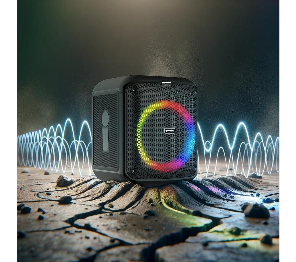 GEMINI GGO-650L Boombox Bluetooth Speaker - Black