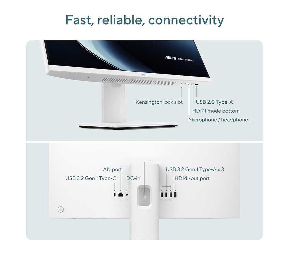 ASUS ExpertCenter V400 23,8" All-in-One-PC - Intel® Core™ i5, 512 GB SSD, Weiß