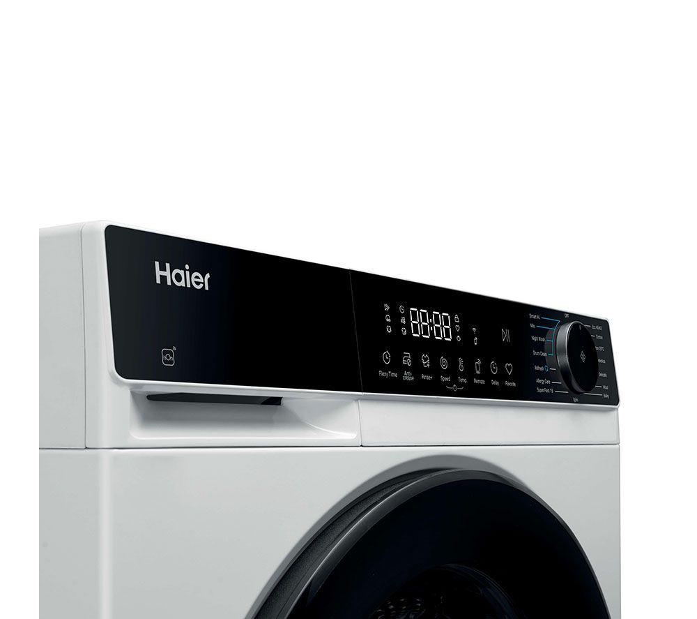 Lavadora de 10 kg Haier Serie X 5 HW100-B14357UUK con WiFi y 1400 rpm - Blanca