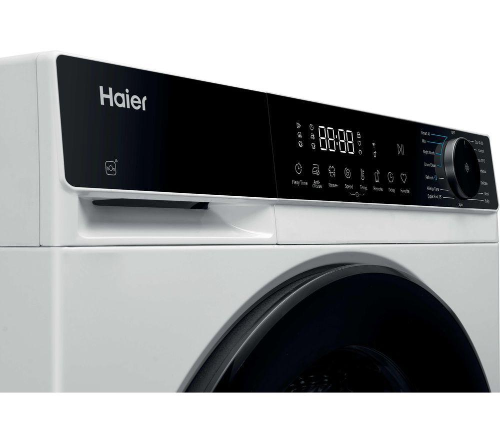 Lavadora de 10 kg Haier Serie X 5 HW100-B14357UUK con WiFi y 1400 rpm - Blanca