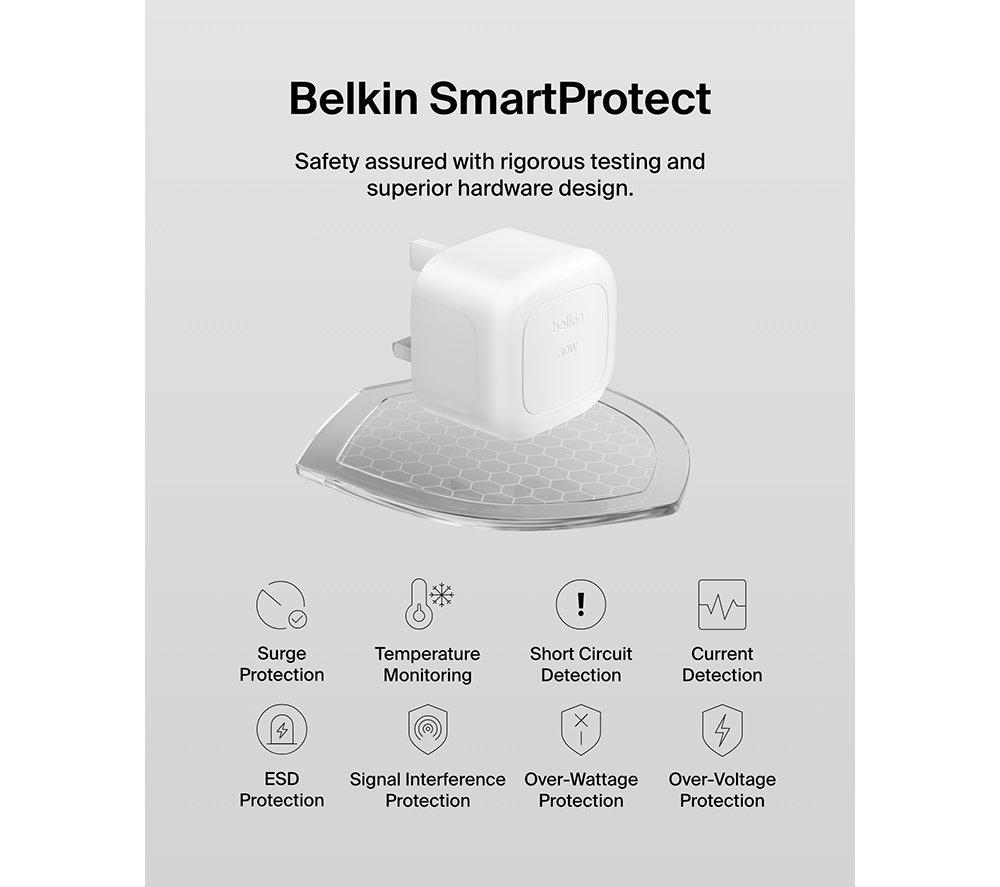 BELKIN Compact 30 W Charger with USB-C Cable