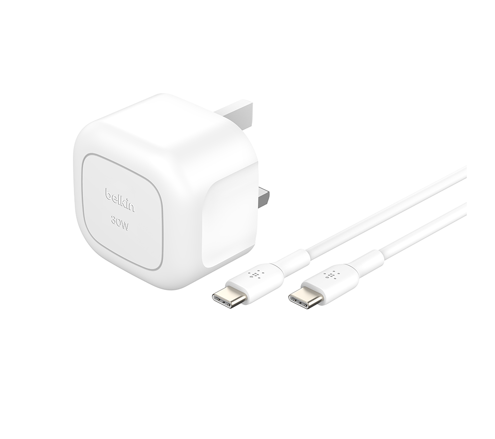 BELKIN Compact 30 W Charger with USB-C Cable
