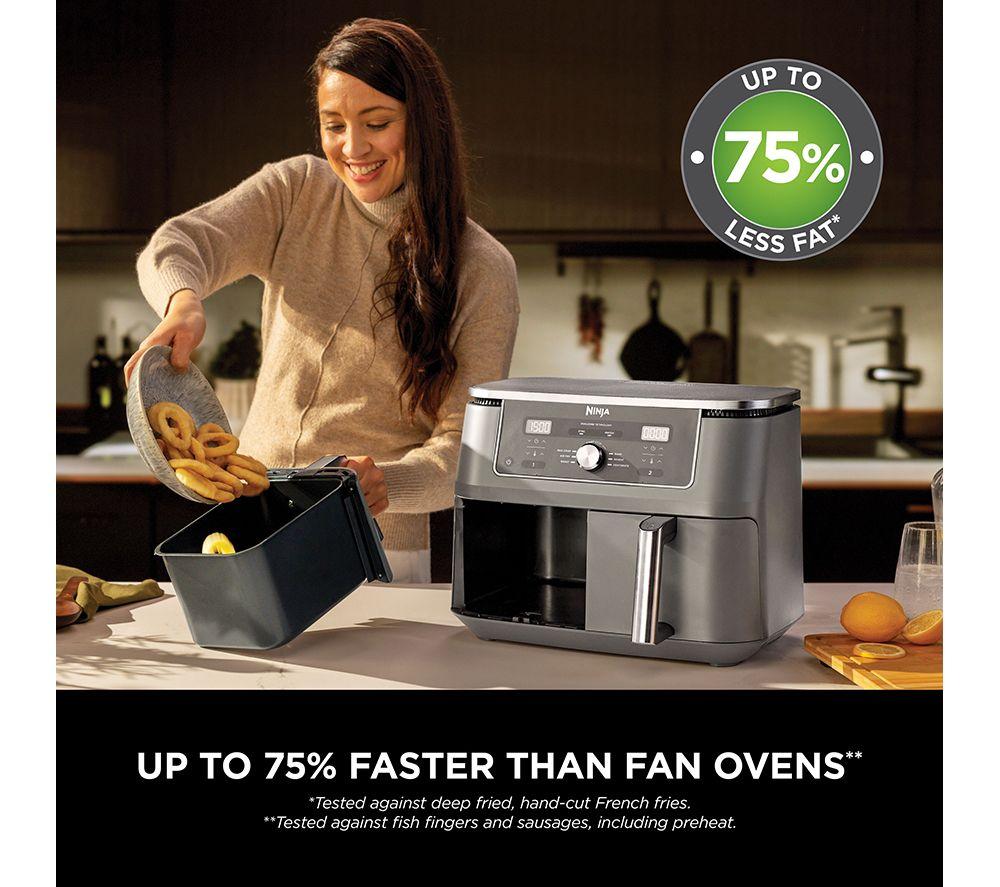 NINJA MAX 6-in-1 Dual Zone DZ400UK Air Fryer - Gun Metal Grey