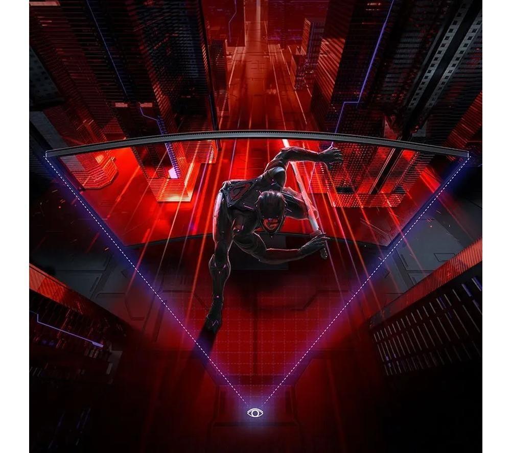 XIAOMI G34WQi Wide Quad HD 34" Curved LED Gaming Monitor - Black