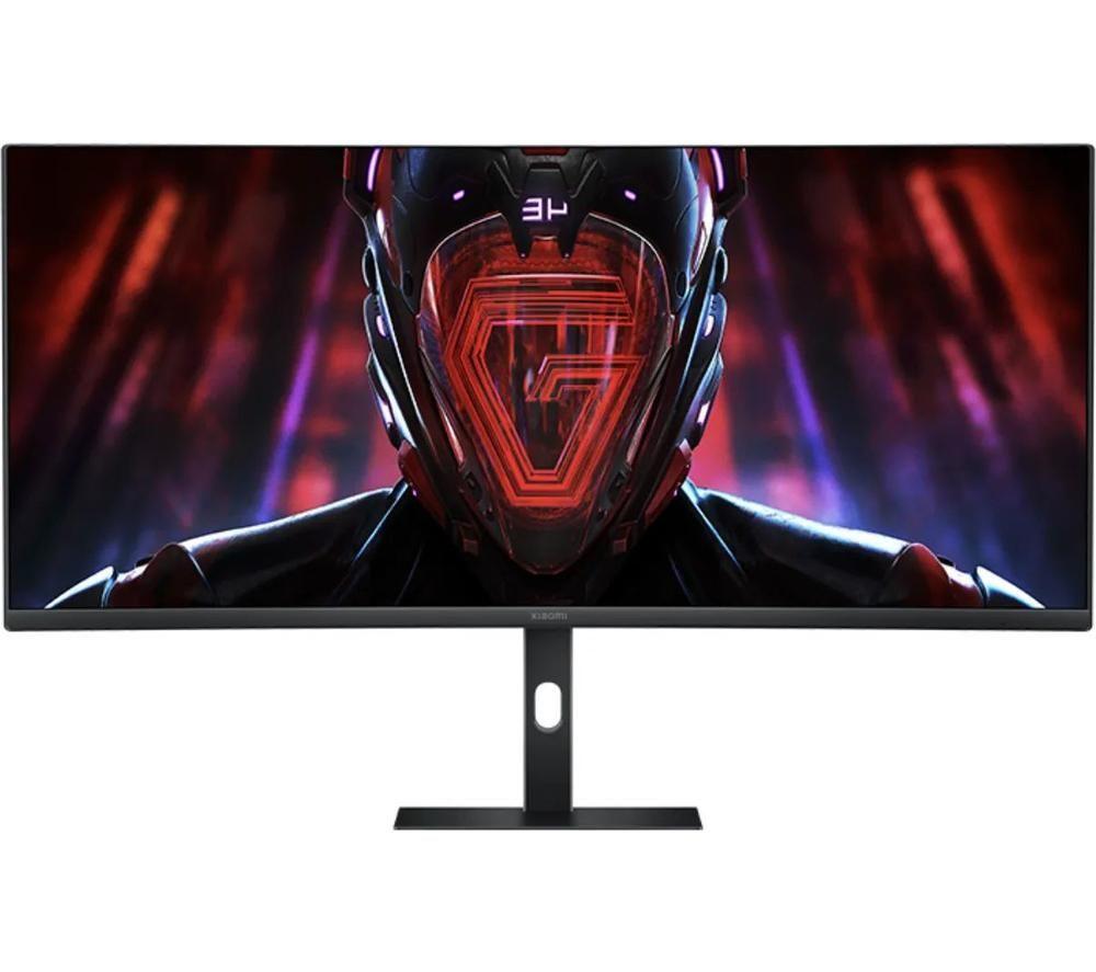 XIAOMI G34WQi Wide Quad HD 34" Curved LED Gaming Monitor - Black