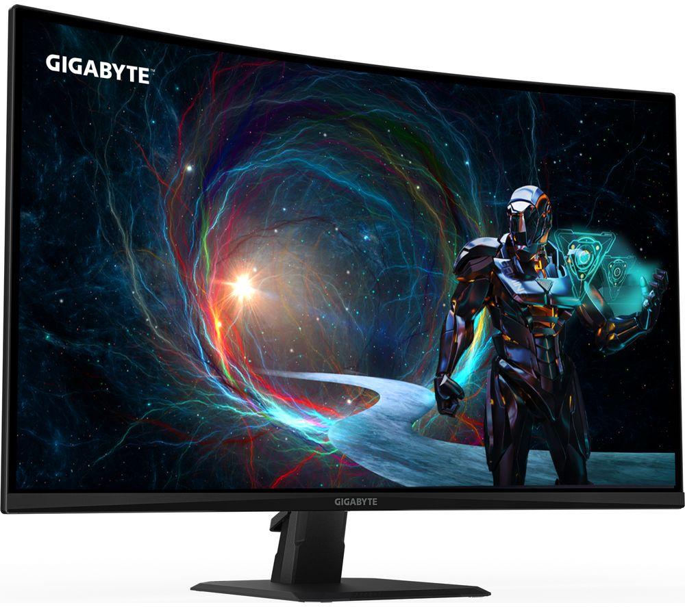 GIGABYTE GS32QCA Quad HD 31.5" Curved VA LCD Gaming Monitor - Schwarz