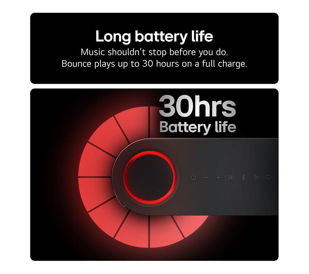 Altavoz Bluetooth portátil LG XBOOM Go PK3 - Negro