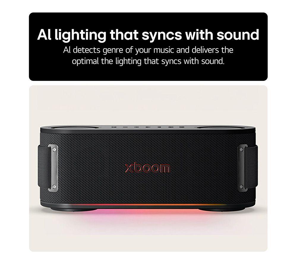 Altavoz Bluetooth portátil LG XBOOM Go PK3 - Negro
