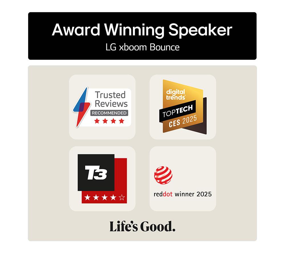 Altavoz Bluetooth portátil LG XBOOM Go PK3 - Negro