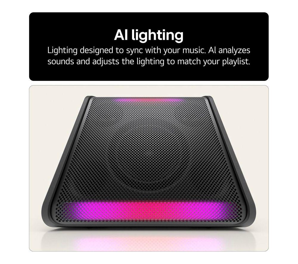 Altavoces para fiestas con megasonido Bluetooth LG Xboom Stage 301 - Negro