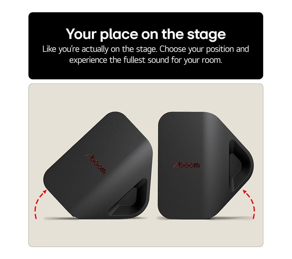 Altavoces para fiestas con megasonido Bluetooth LG Xboom Stage 301 - Negro