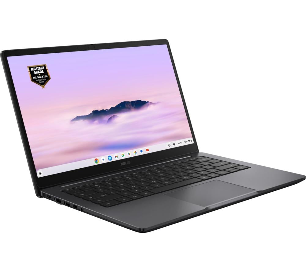 ASUS Chromebook Plus CX14 de 14" - Intel® Core™ 3, 128 GB eMMC, Gris
