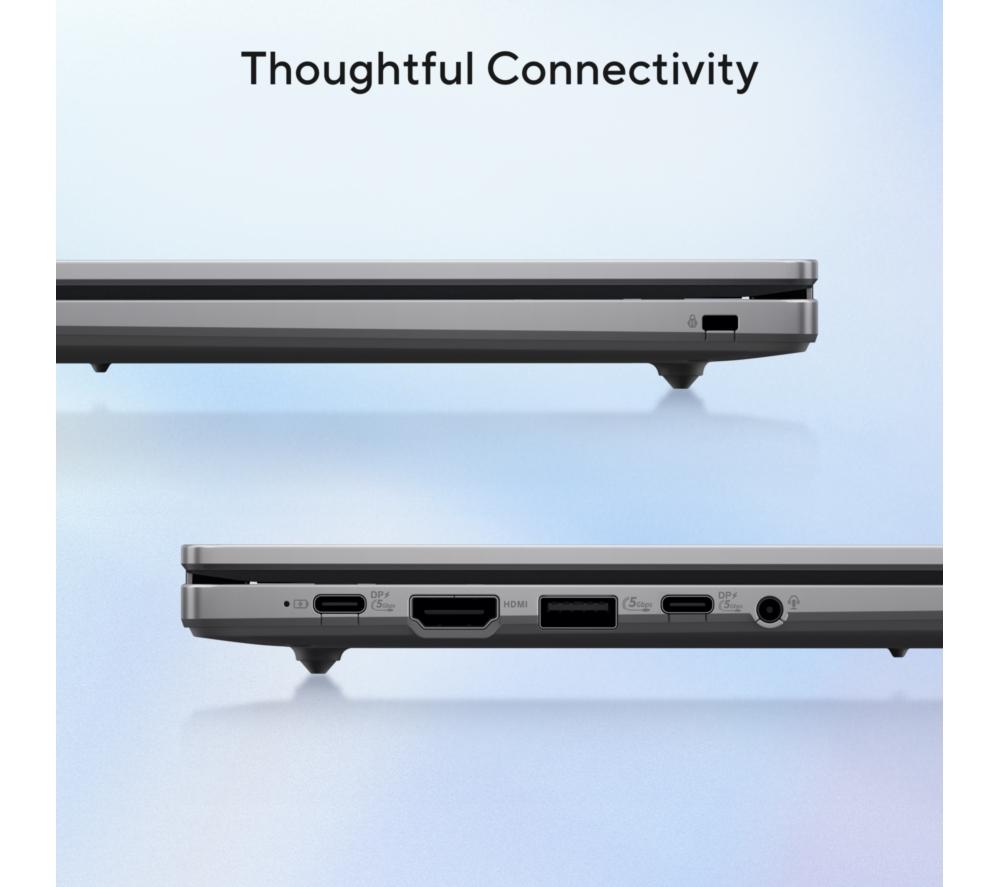 ASUS Chromebook Plus CX14 de 14" - Intel® Core™ 3, 128 GB eMMC, Gris