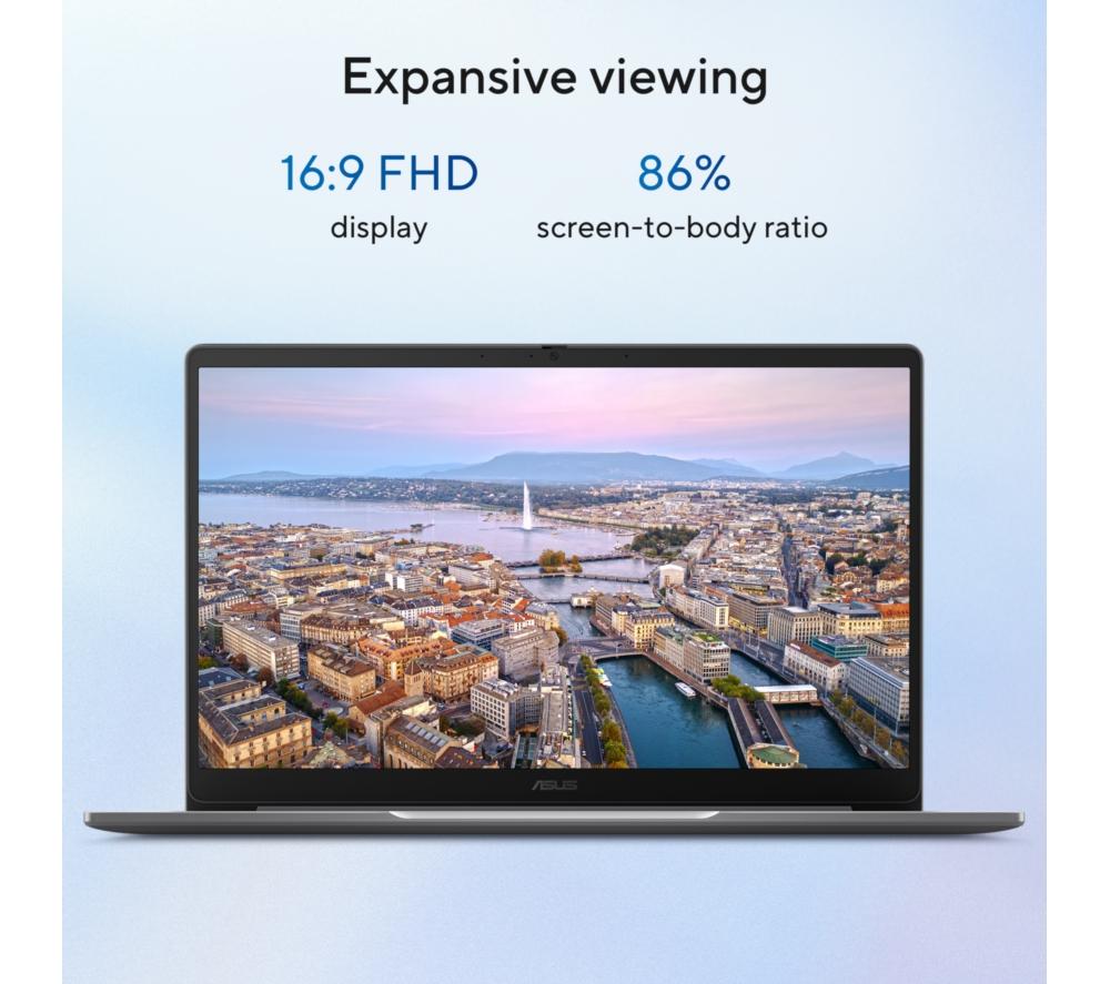 ASUS Chromebook Plus CX14 de 14" - Intel® Core™ 3, 128 GB eMMC, Gris