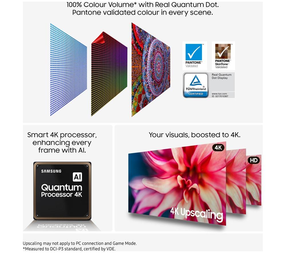 SAMSUNG Q7F 65" QLED 4K Vision AI Smart TV 2025 - QE65Q7F