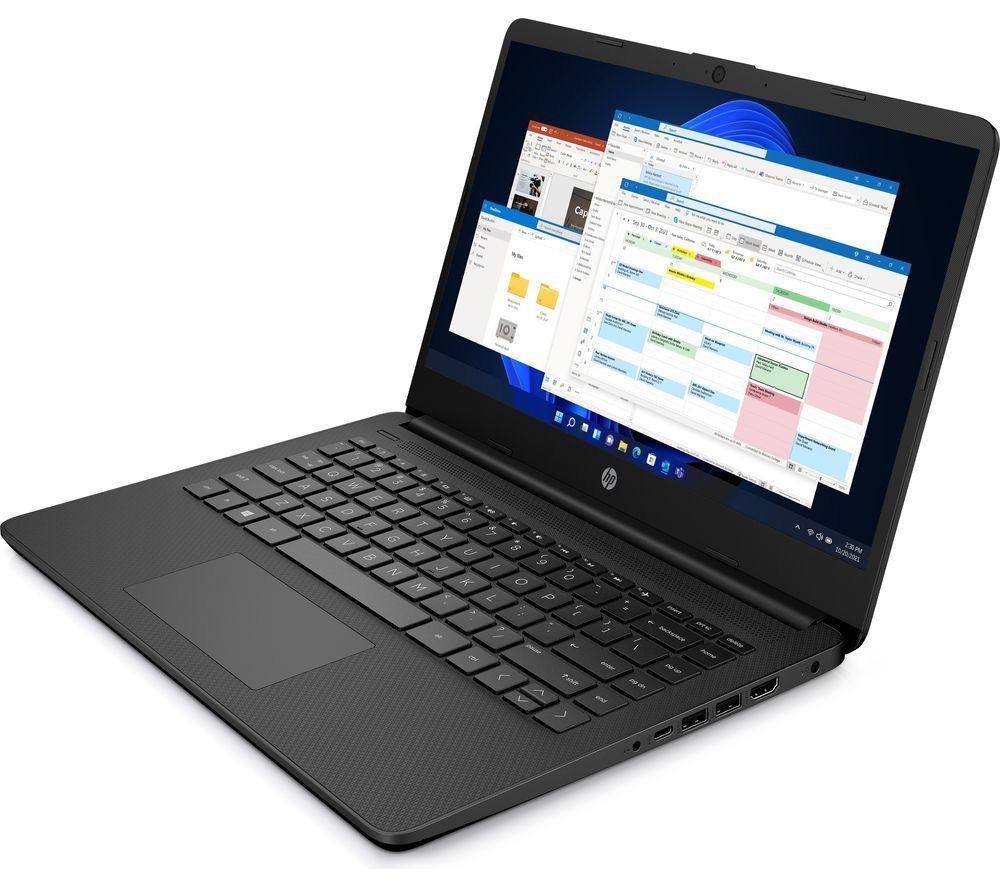 HP 14s-dq3500sa 14" Laptop - Intel® Celeron®, 64 GB eMMC, Black