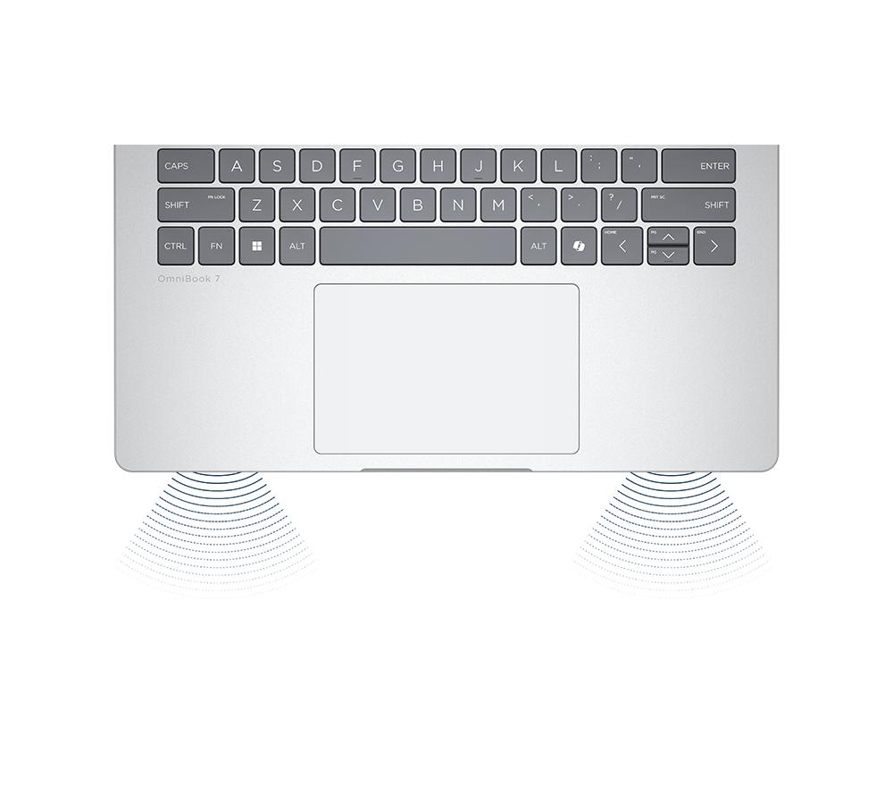 Portátil HP OmniBook 7 AI de 14" - Intel® Core™ Ultra 5, 512 GB SSD, plata