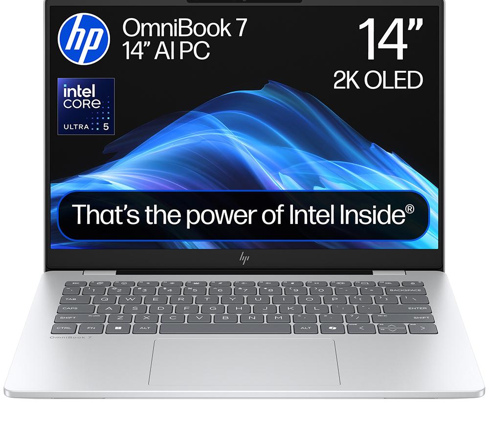 Portátil HP OmniBook 7 AI de 14" - Intel® Core™ Ultra 5, 512 GB SSD, plata