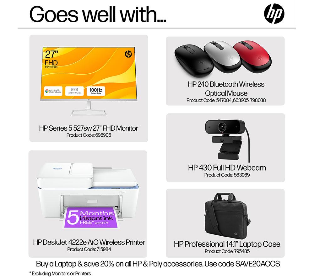 HP Pavilion SE 14-ep0529sa 14" Laptop - Intel® Core™ i5, 256 GB SSD, Silver