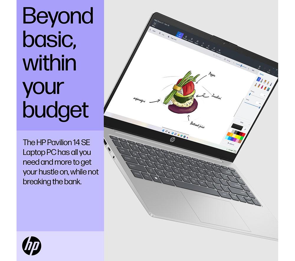 HP Pavilion SE 14-ep0529sa 14" Laptop - Intel® Core™ i5, 256 GB SSD, Silver