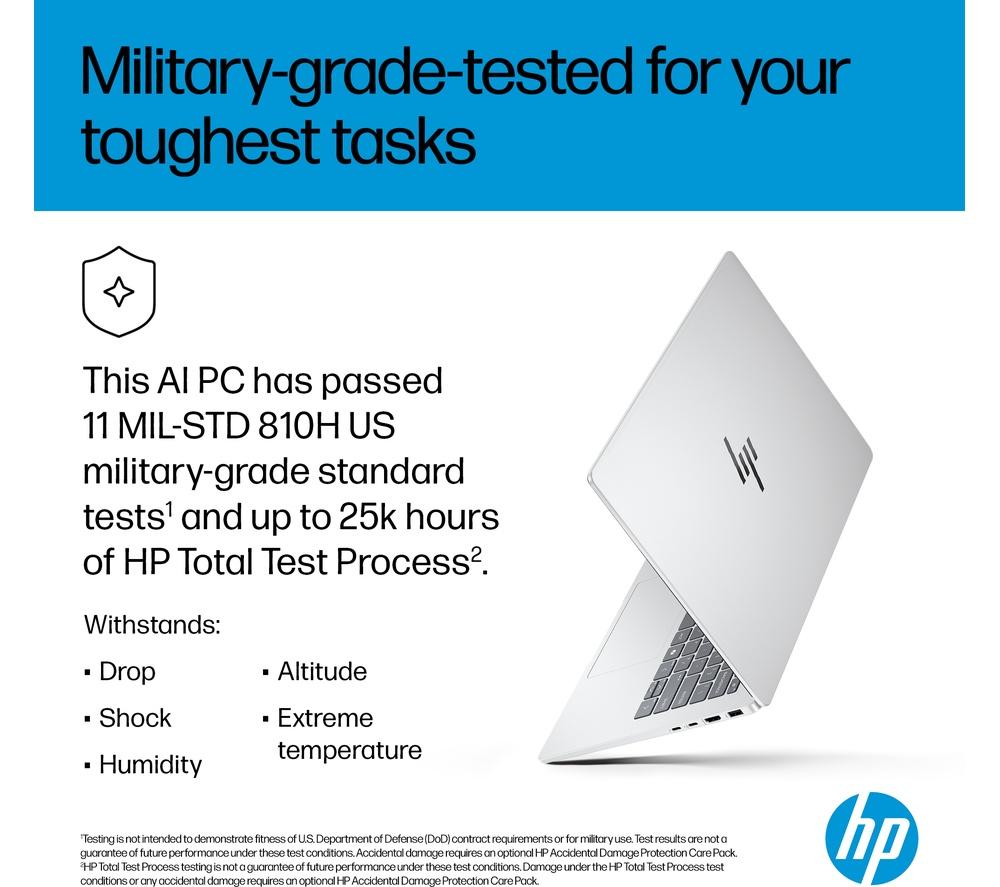 Portátil HP OmniBook 7 AI de 14" - Intel® Core™ Ultra 7, 1 TB SSD, Plata