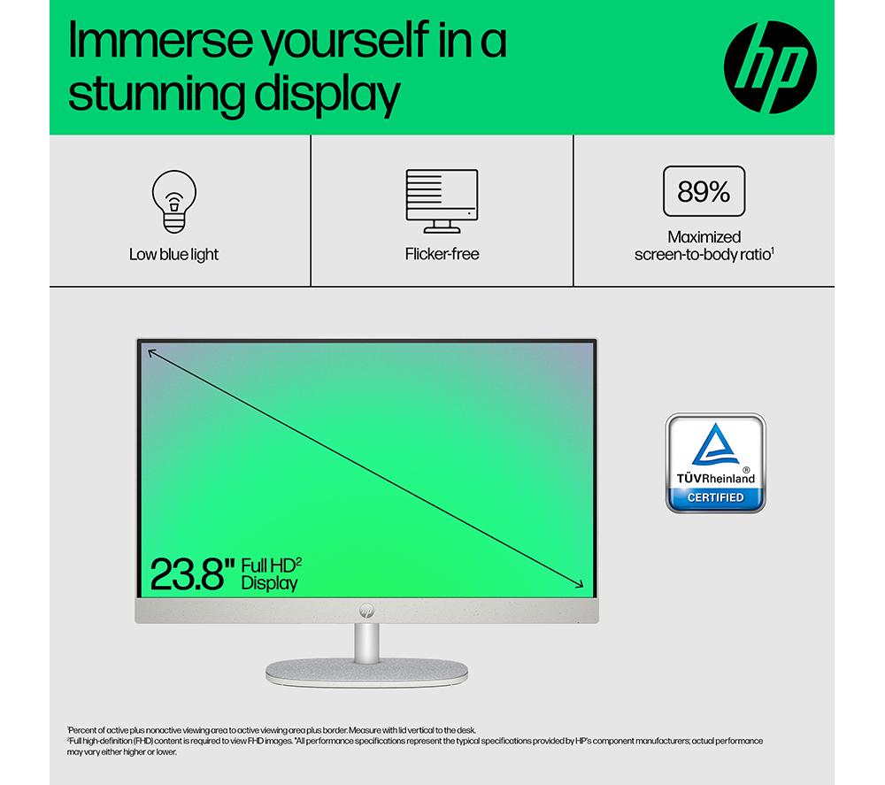 HP 24-cr0048na 23.8" All-in-One PC - Intel® Core™ i5, 1 TB SSD, White