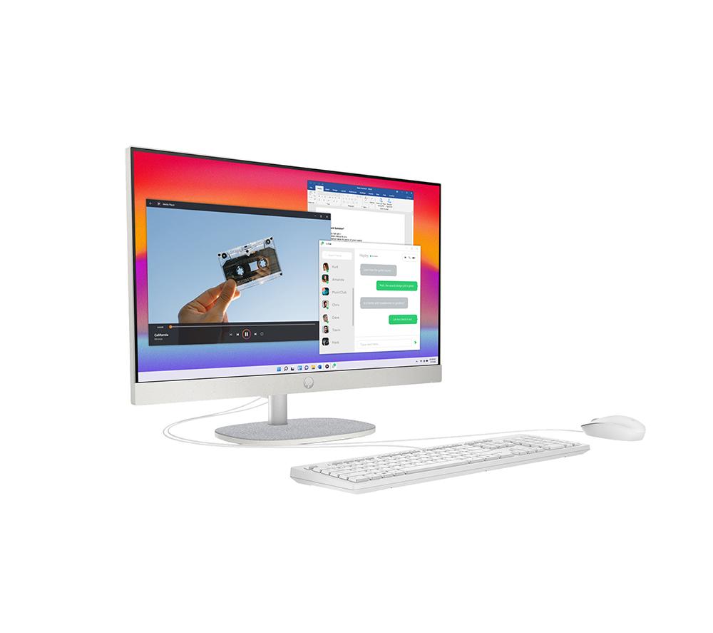 HP 24-cr0048na 23.8" All-in-One PC - Intel® Core™ i5, 1 TB SSD, White