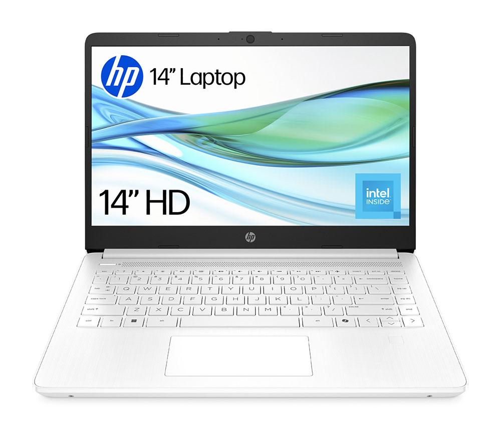 HP 14-dq6500sa 14" Laptop - Intel® N150, 128 GB UFS, White