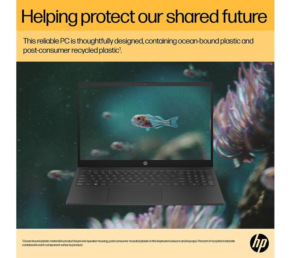Portátil HP 15-fc0527sa de 15.6" - AMD Ryzen 7, 512 GB, Jet Black