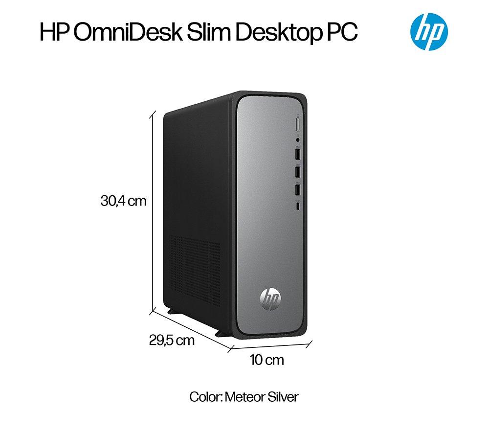 HP OmniDesk Slim S03-0003na Desktop PC - Intel® Core™ i3, 512 GB SSD, Black