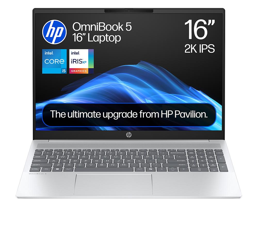 HP OmniBook 5 16" Laptop - Intel® Core™ i5, 512 GB SSD, Silver