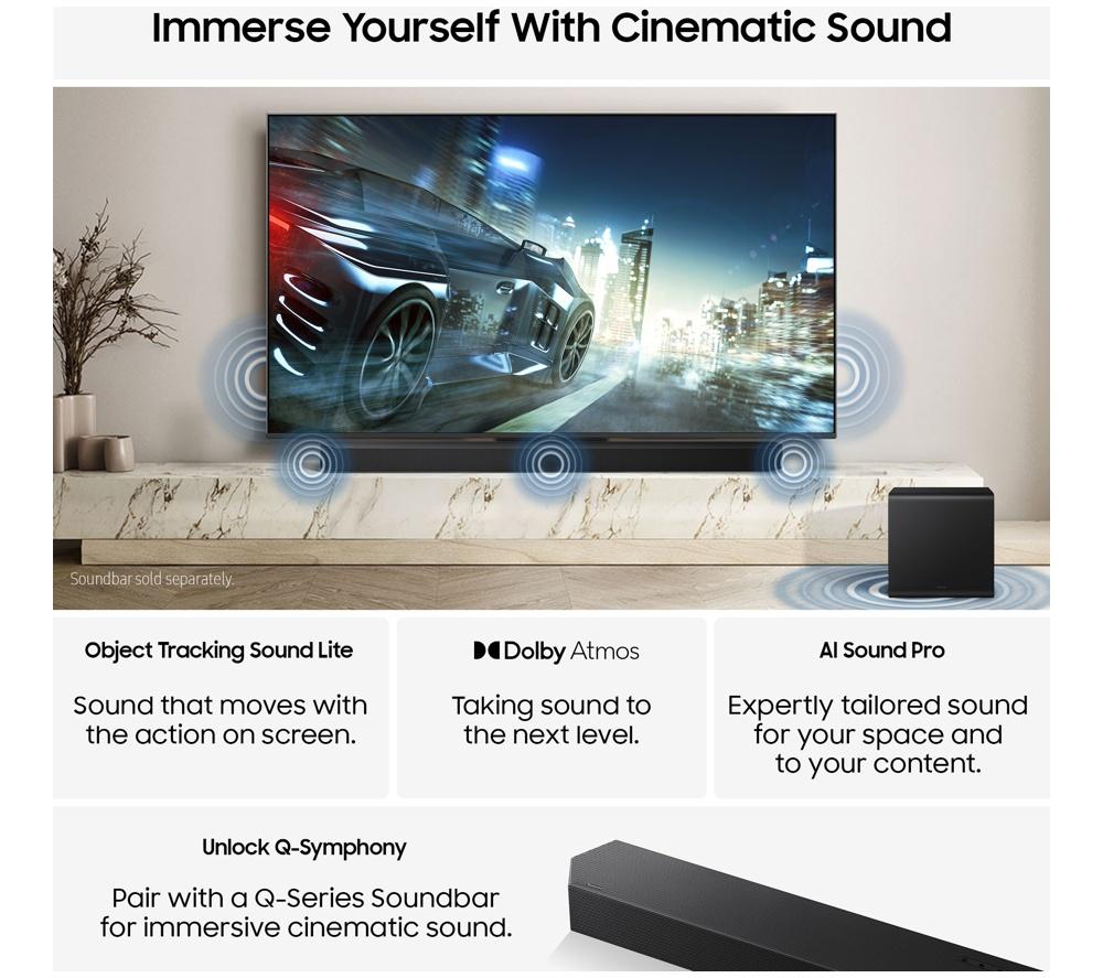 SAMSUNG QN80F 75" Neo QLED 4K Mini LED Vision AI Smart TV 2025 - QE75QN80F