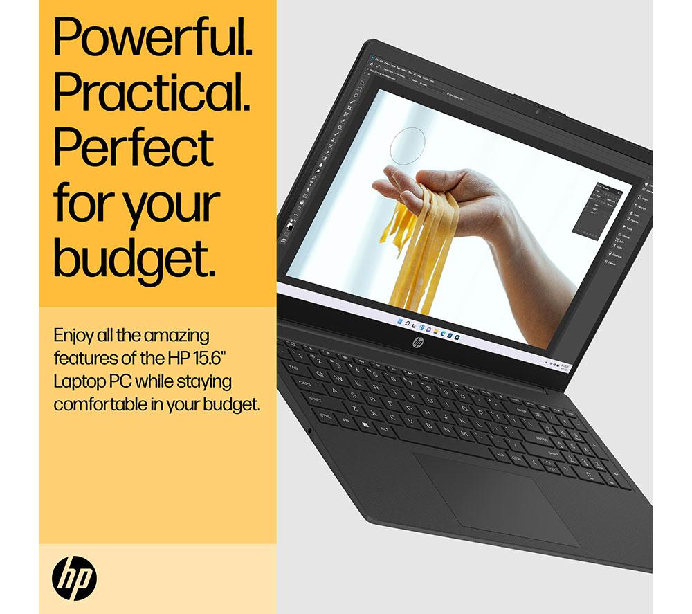 Portátil HP 15-fc0536sa de 15,6" - AMD Ryzen 3, 256 GB, negro azabache