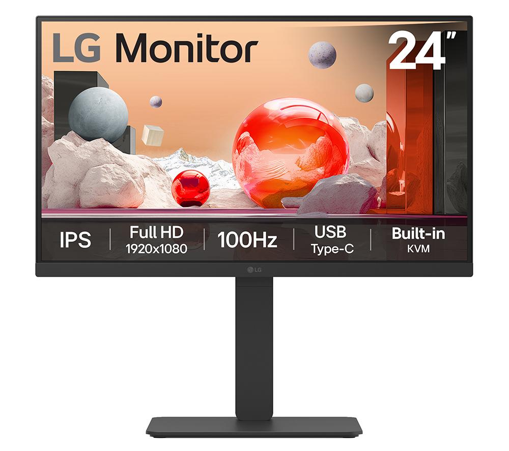 LG 24BA650-B.AEK Full HD 24" IPS Monitor - Black