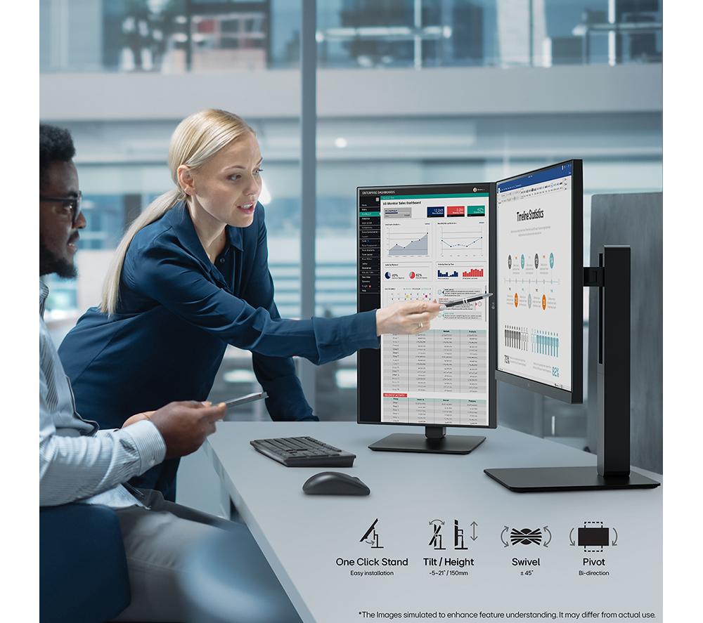 LG 27BA650-B.AEK Full HD 27" IPS Monitor - Black