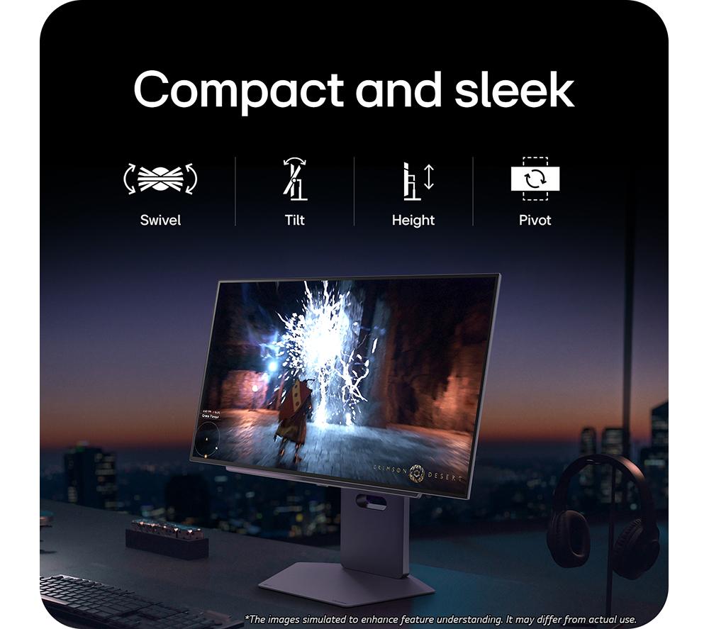 LG UltraGear GX7 27GX790A-B.AEK Quad HD 27" OLED Gaming Monitor - Black