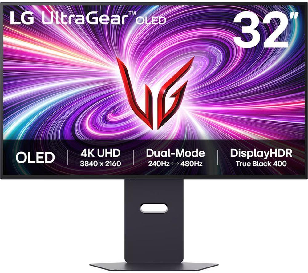 LG UltraGear 32GS95UV-B.AEK 4K Ultra HD 32" WOLED Gaming Monitor - Black