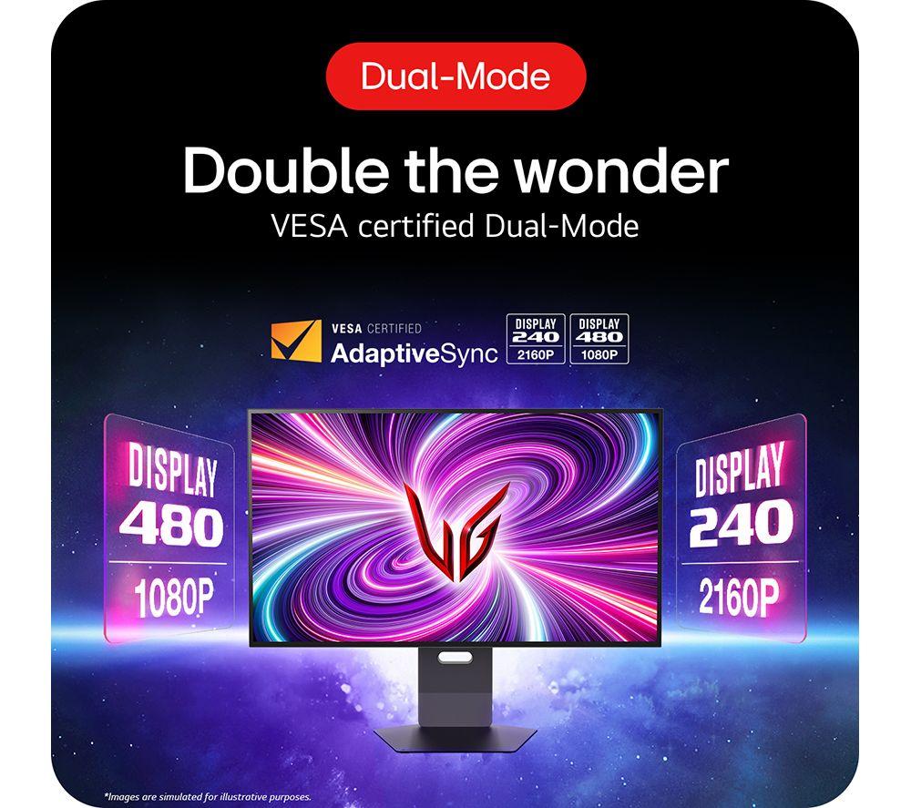 LG UltraGear 32GS95UV-B.AEK 4K Ultra HD 32" WOLED Gaming Monitor - Schwarz