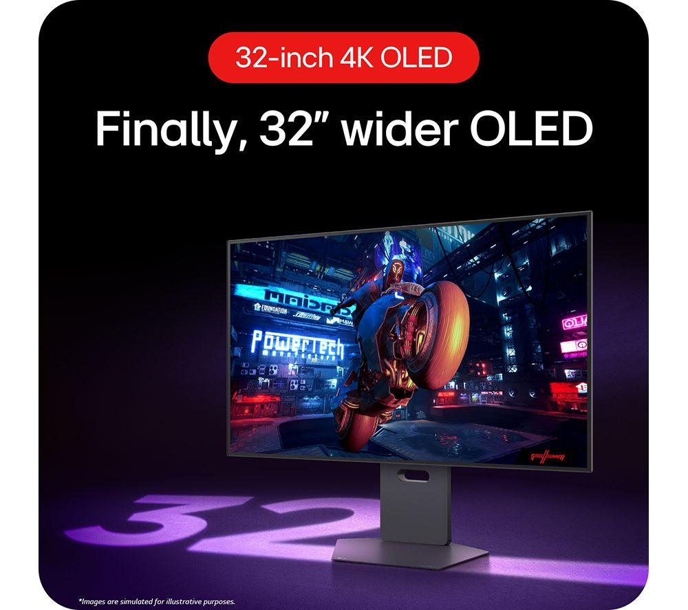 LG UltraGear 32GS95UV-B.AEK 4K Ultra HD 32" WOLED Gaming Monitor - Schwarz