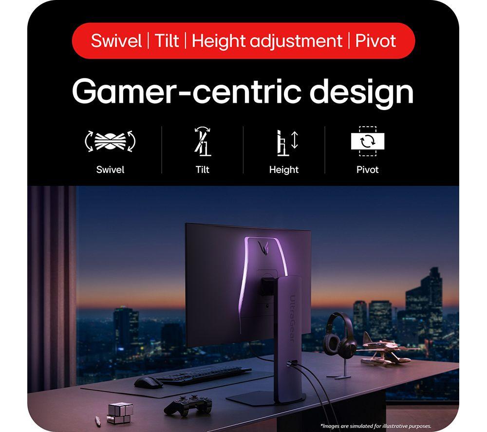 LG UltraGear 32GS95UV-B.AEK 4K Ultra HD 32" WOLED Gaming Monitor - Schwarz