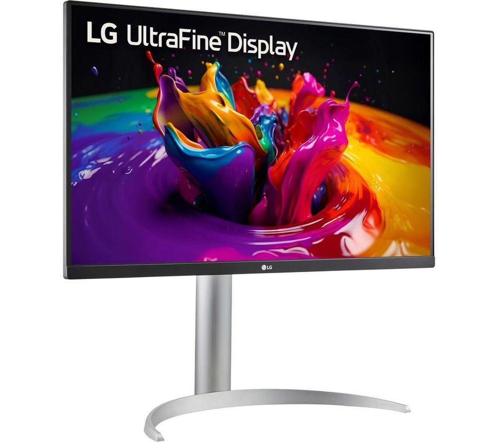 LG UltraFine 27UP650K-W 4K Ultra HD 27" IPS LED Monitor - Black & Silver
